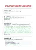 BIOD 152 Module 1-5 Problem Set &vert; Anatomy and Physiology 2 &vert; Actual Q&A with Rationale &lpar;BIOD152 Module 1-5 Problem Set&rpar; &vert; Portage Learning Online