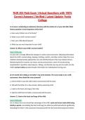 NUR 203 Peds Exam 1 Actual Questions with 100&percnt;&NewLine;Correct Answers &vert; Verified &vert; Latest Update- Fortis&NewLine;College