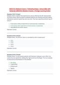 BIOD 331 Module 5 and 6 Exam &vert; Pathophysiology &vert; Actual Q&A with Rationale &lpar;BIOD331 Module 5 Exam&rpar; &vert; Portage Learning Online