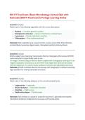 BIO 171 Final Exam &vert; Basic Microbiology &vert; Actual Q&A with &NewLine;Rationale &lpar;BIO171 Final Exam&rpar; &vert; Portage Learning Online