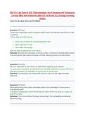BIO 171 Lab Exam 3 &lpar;L3&rpar; and Final Exam &vert; Microbiology&colon; Key Concepts and Techniques &vert; Actual Q&A with Rationale &lpar;BIO171 Lab Exam 3&rpar; &vert; Portage Learning Online