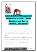 Block 1 Materiel Management Apprentice Exam Questions & Answers 2026&sol;2027 &vert; 58 Questions &vert; AFSC&comma; AFFORGEN&comma; LRS&comma; Controlled Materiel&comma; MMSY & NSN