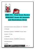 CMN 572 EXAM COMPLETE PACKAGE DEAL