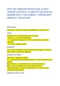 NYPD 2ND TRIMESTER REVIEW EXAM &vert;LATEST UPDATED 2026&sol;2027 &vert;A COMPLETE SOLUTION ALL ANSWERS GET IT 100&percnt; CORRECT &vert;VERIFIED BEST GRADED A&plus; FOR SUCCESS