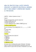 ABSA 3B1 PRACTICE EXAM &vert;LATEST UPDATED 2026&sol;2027 &vert;A COMPLETE SOLUTION ALL ANSWERS GET IT 100&percnt; CORRECT &vert;VERIFIED BEST GRADED A&plus; FOR SUCCESS