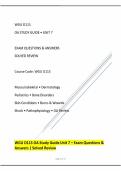 WGU D115 OA Study Guide Unit 7 &ndash; Exam Questions & Answers &vert; Solved Review