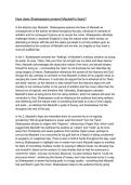 GCSE Macbeth's Fears Grade 9 Essay - How does Shakespeare present Macbeth&rsquo;s fears&quest;&NewLine;