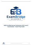 NSPS Certified Survey Technician &lpar;CST&rpar; Level I Examination &ndash; Exam Prep Guide