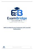 NSPS Certified Survey Technician &lpar;CST&rpar; Level III Examination
