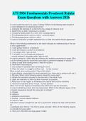 ATI Fundamentals Proctored Retake Exam Prep 2026&sol;2027 &vert; Practice Questions&comma; Answers & Rationales&NewLine;&NewLine;