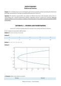 IB MATHEMATICS REVIEW WORKSHEET - &lpar;Relations and Functions&rpar;