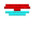 Test Bank for Introductory Mental Health Nursing&comma; 6th Edition by Cynthia Kincheloe &vert; Complete Questions & Answers&NewLine;&NewLine;