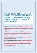 NUR 529 EXAM 3 2025 &lpar;Actual Exam&rpar; &vert; &NewLine;COMPLETE QUESTIONS MERGED WITH &NewLine;CORRECT COMPLETE SOLUTIONS &vert;&vert; &NewLine;ALREADY GRADED A&plus; &vert;&vert; 2026-2027 &NewLine;LATEST UPDATE&excl;&excl;&excl;