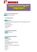 NSG 121 Health Assessment - Herzing &NewLine;Exam 3 Study Guide