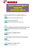 NSG 121 Health Assessment - Herzing NSG 121 Exam 4  questions with complete solution 
