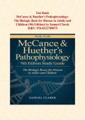 Test Bank for McCance & Huether Pathophysiology&comma; The Biologic Basis for Disease in Adults and Children 9th Edition  &vert;  Study Guide &lpar;750&plus; Questions&comma; Answers & Rationales&rpar;