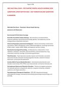  &NewLine;NSG 5442 FINAL EXAM &ndash; PSYCHIATRIC MENTAL HEALTH NURSING 2026 &NewLine;QUESTIONS LATEST EDITION 2026 &ndash; 2027 VERSION SOLVED QUESTIONS &NewLine;& ANSWERS 