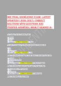 DRE Final Knowledge Exam 2026&sol;2027 &vert; Drug Recognition Expert Certification Q&A