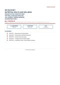 NR 228 Nutrition Health Wellness Exam 1 and Practice 2026&sol;2027 &ndash; Questions and Answers &vert; 100&percnt; Verified &vert; Detailed Rationales &ndash; Pass Guaranteed &ndash; A&plus; Graded&NewLine;&NewLine;