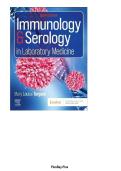 TEST BANK FOR Immunology & Serology in Laboratory Medicine 8th Edition by Mary Louise Turgeon&period;ISBN&colon; 9780815187905 COMPLETE GUIDE ALL CHAPTERS COVERED 100&percnt; VERIFIED A&plus; GRADE ASSURED&excl;&excl;&excl;&excl;&excl; NEW LATEST UPDATE&excl;&excl;&excl;&excl;&excl;