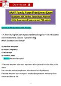 AANP Family Nurse Practitioner &lpar;FNP&rpar; Exams - Questions with Verified Rationalized Answers Bundle 