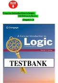 Test Bank For Concise Introduction To Logic 14Th Edition Patrick J&period; Hurley&period;&NewLine;