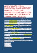 Sherpath Jarvis Chapter 1 Evidence-Based Assessment &vert; Q&A Study Guide 2026&sol;2027