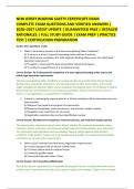 NEW JERSEY BOATING SAFETY CERTIFICATE EXAM &NewLine;COMPLETE EXAM QUESTIONS AND VERIFIED ANSWERS &vert; &NewLine;2026&ndash;2027 LATEST UPDATE &vert; GUARANTEED PASS &vert; DETAILED &NewLine;RATIONALES &vert; FULL STUDY GUIDE &vert; EXAM PREP &vert; PRACTICE &NewLine;TEST &vert; CERTIFICATION PREPARATION