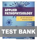 TEST BANK FOR Applied Pathophysiology for the Advanced Practice Nurse 2nd Edition by Lucie Dlugasch &comma; Lachel&period;ISBN&colon;978-1284255614 COMPLETE GUIDE ALL CHAPTERS COVERED 100&percnt; VERIFIED A&plus; GRADE ASSURED&excl;&excl;&excl;&excl;&excl; NEW LATEST UPDATE&excl;&excl;&excl;&excl;&excl;