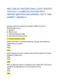 WELLCARE ACT MASTERY EXAM &vert;LATEST UPDATED 2026&sol;2027 &vert;A COMPLETE SOLUTION WITH VERIFIED QUESTIONS AND ANSWERS &vert;GET IT 100&percnt; CORRECT &vert;GRADED A&plus; 