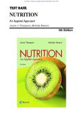 Test Bank - Nutrition An Applied Approach 5th Edition &lpar;Nies&comma; 2019&rpar; Chapter 1-15 &vert; All Chapters