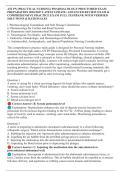 ATI PN &lpar;PRACTICAL NURSING&rpar; PHARMACOLOGY PROCTORED EXAM &NewLine;PREPARATION 2026&sol;2027 LATEST UPDATE&colon; ADVANCED REVIEW EXAM & &NewLine;COMPREHENSIVE PRACTICE EXAM FULL TESTBANK WITH VERIFIED &NewLine;SOLUTIONS & RATIONALES