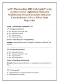 AEMT Pharmacology 2026 Study Guide Practice &NewLine;Questions Answer Explanations Medication &NewLine;Administration Dosage Calculations Indications &NewLine;Contraindications Adverse Effects Exam &NewLine;Preparation