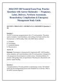 2026 EMT OB Neonatal Exam Prep&colon; Practice &NewLine;Questions with Answer Rationales &mdash; Pregnancy&comma; &NewLine;Labor&comma; Delivery&comma; Newborn Assessment&comma; &NewLine;Resuscitation&comma; Complications & Emergency &NewLine;Management Study Guide 