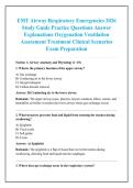 EMT Airway Respiratory Emergencies 2026 &NewLine;Study Guide Practice Questions Answer &NewLine;Explanations Oxygenation Ventilation &NewLine;Assessment Treatment Clinical Scenarios &NewLine;Exam Preparation