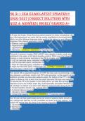 NR 511 CEA Exam 2026&sol;2027 &vert; Chamberlain Differential Diagnosis Q&A with Rationales