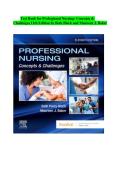 Test Bank For Professional Nursing&colon; Concepts & Challenges 11th Edition &vert; Black & Baker &vert; ISBN 9780443281006