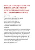 NURS 5461 EXAM 3 QUESTIONS AND &NewLine;CORRECT ANSWERS &lpar;VERIFIED &NewLine;ANSWERS&rpar; PLUS RATIONALES 2026 &NewLine;Q&A &vert; INSTANT DOWNLOAD PDF&period; 