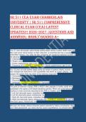 NR 511 CEA Exam Chamberlain University 2026&ndash;2027 &vert; Comprehensive Clinical Exam Q&A with Verified Answers & Rationales Graded A&plus;