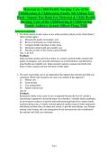 Test Bank For Maternal & Child Health Nursing 9th Edition &vert; JoAnne Silbert-Flagg &vert; ISBN 9781975161064 &vert; Complete Questions & Answers