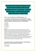 Paramedic 2026 Clinical Judgment Exam &NewLine;Prep&colon; Practice Questions with Answer &NewLine;Rationales Airway &CenterDot; Cardiology &CenterDot; Trauma &CenterDot; &NewLine;Pharmacology &CenterDot; Medical Emergencies &CenterDot; &NewLine;Clinical Scenarios &CenterDot; Study Guide