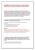 SMQT Exam Practice Test Bank &vert; Surveyor Minimum Qualifications Test Actual Questions & Verified Answers