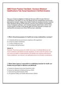 SMQT Exam Practice Test Bank &vert; Surveyor Minimum Qualifications Test Actual Questions & Verified Answers