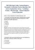 NRP 2026 Study Guide&colon; National Registry &NewLine;Paramedic Certification Practice Questions with &NewLine;Answer Explanations Airway &CenterDot; Cardiology &CenterDot; &NewLine;Trauma &CenterDot; Pharmacology &CenterDot; Clinical Judgment &CenterDot; &NewLine;Exam Preparation 