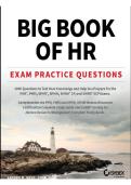 Big Book of HR Exam Practice Questions Sandra M&period; Reed 2026&sol;2027