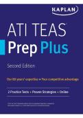 ATI TEAS Prep Plus&NewLine;&NewLine;Kaplan Nursing TEAS&NewLine;&NewLine;TEAS Exam Review&NewLine;&NewLine;TEAS Practice Questions