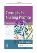Test Bank For Concepts for Nursing Practice 3rd Edition by Jean Foret Giddens&vert;&vert;ISBN NO&colon;10&comma;0323581935&vert;&vert;ISBN NO&colon;13&comma;978-0323581936&vert;&vert;All Chapters&vert;&vert;Complete Guide A&plus;&vert;&vert;Latest Update 2024&period;&NewLine;
