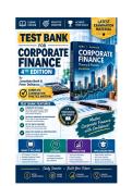 Test Bank for Corporate Finance 4th Edition By Berk DeMarzo Latest Examination material&period;pdf&NewLine;&NewLine;