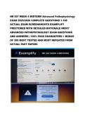 NR 507 WEEK 4 MIDTERM Advanced Pathophysiology EXAM 2025&sol;2026 C0MPLETE QUESTIONS 1-100 ACTUAL EXAM SCREENSHOOTS EXAMPLIFY PROCTORED WITH DETAILED RATIONALE NR507 ADVANCED PATHOPHYSIOLOGY EXAM QUESTIONS AND ANSWERS &vert; 100&percnt; PASS GUARANTEED &plus; BONUS OF 300 MOS