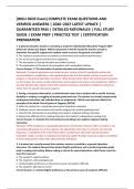 WGU D635 Exam&rsqb; COMPLETE EXAM QUESTIONS AND &NewLine;VERIFIED ANSWERS &vert; 2026&ndash;2027 LATEST UPDATE &vert; &NewLine;GUARANTEED PASS &vert; DETAILED RATIONALES &vert; FULL STUDY &NewLine;GUIDE &vert; EXAM PREP &vert; PRACTICE TEST &vert; CERTIFICATION &NewLine;PREPARATION 